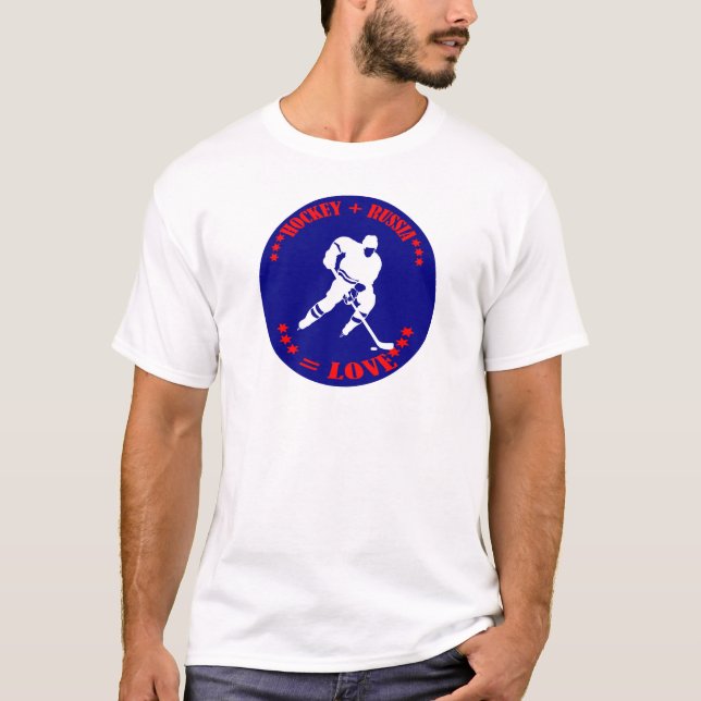 RUSSLAND-HOCKEY T-Shirt (Vorderseite)