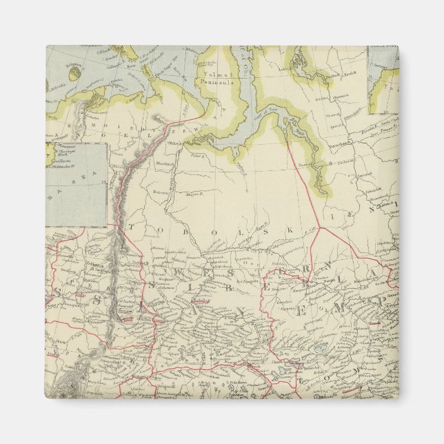 Russland in Asien Magnet (Vorne)
