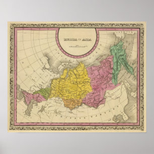 Russland in Asien Poster