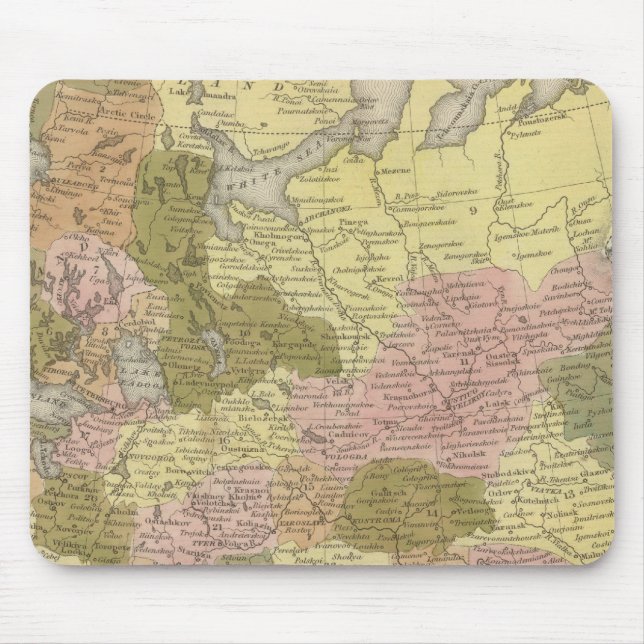 Russland in Europa 3 Mousepad (Vorne)
