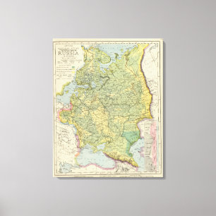 Russland in Europa 4 Leinwanddruck