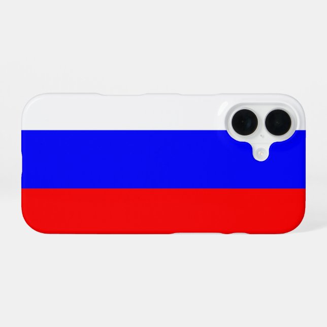 Russland iPhone 16 Hülle (Rückseite (Horizontal))