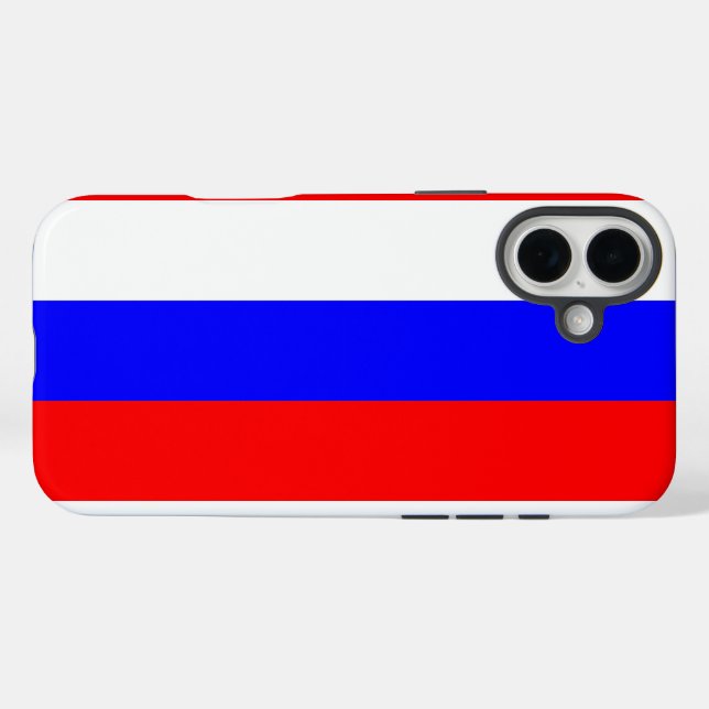 Russland iPhone 16 Plus Hülle (Rückseite (Horizontal))