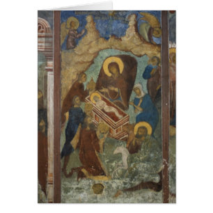 Russland, Jaroslawl, Fresko in der Kathedrale des