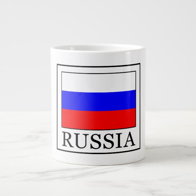 Russland Jumbo-Tasse (Vorderseite)