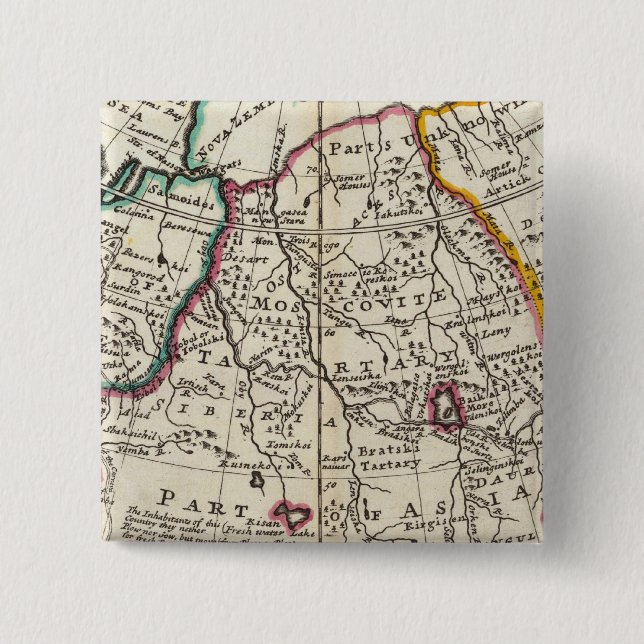 Russland, Kasachstan, Asien Button (Vorderseite)