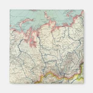 Russland, Korea und Asien Magnet