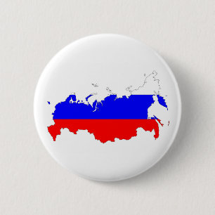 Russland-Landesflaggekarten-Formsymbol Button