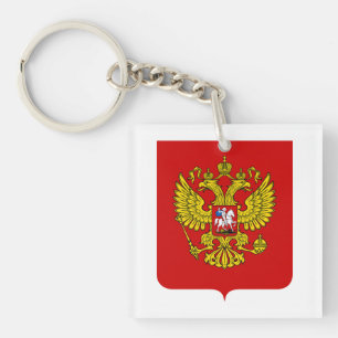 Russland Landeswappen Symbol Emblem Flagge Schlüsselanhänger