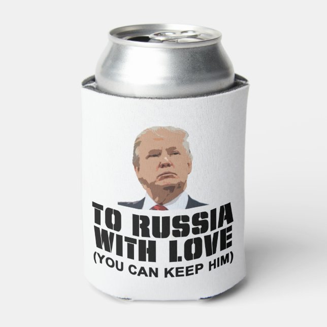 Russland mit Liebe Dosenkühler (Kanne Vorderseite)