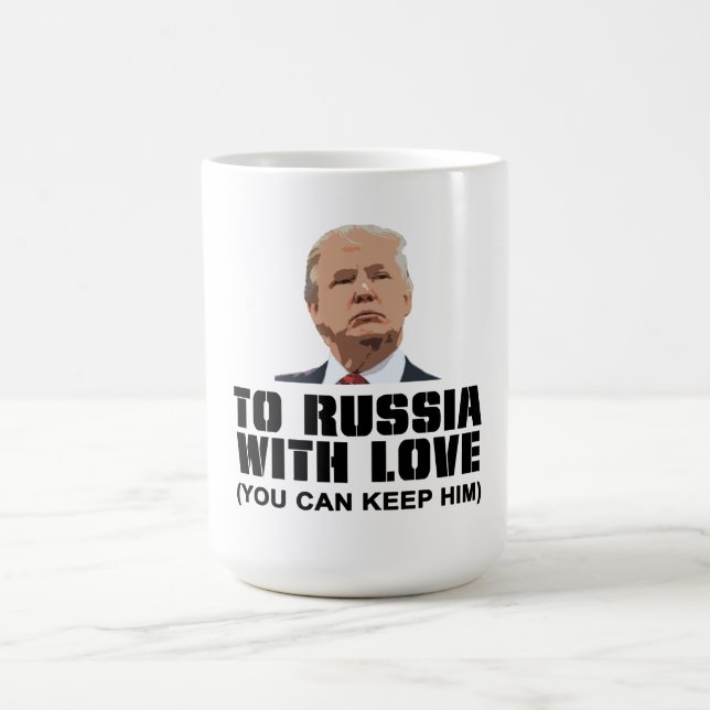Russland mit Liebe Kaffeetasse (Mittel)