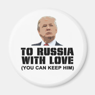 Russland mit Liebe Magnet