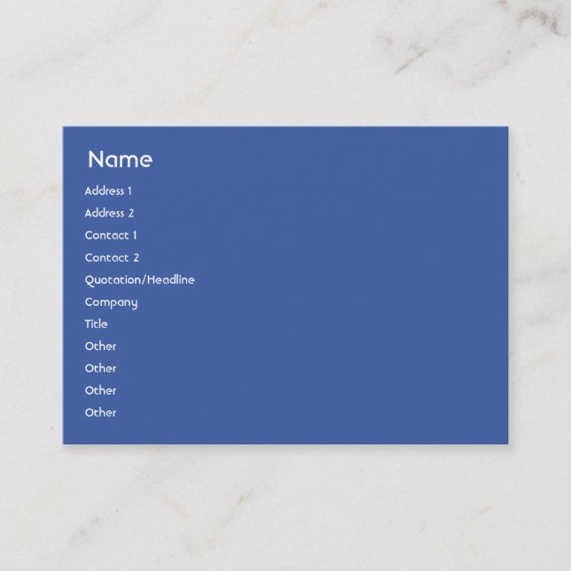 Russland - mollig visitenkarte (Vorderseite)