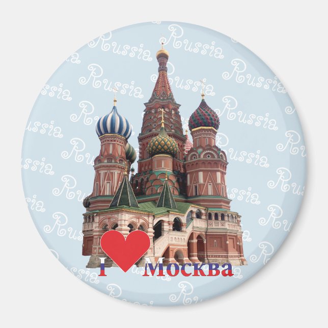 Russland Moskau Magnet (Vorne)