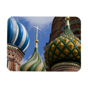 Russland, Moskau, Roter Platz. Basilius-Kathedrale Magnet