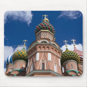 Russland, Moskau, Roter Platz. Basilius-Kathedrale Mousepad