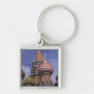 Russland, Moskau, Roter Platz. berühmte Zwiebeln v Schlüsselanhänger