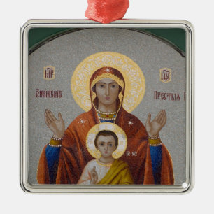 Russland, Moskau, Sparrow Hill, Dreifaltigkeitskir Ornament Aus Metall
