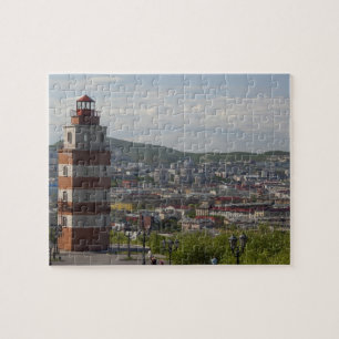 Russland, Murmansk. Größte Stadt nördlich des