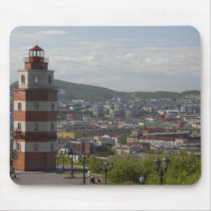 Russland, Murmansk. Größte Stadt nördlich des Mousepad