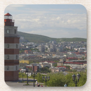 Russland, Murmansk. Größte Stadt nördlich des Untersetzer