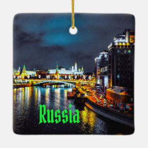 Russland oder Russische Föderation Moskau in der N Keramikornament