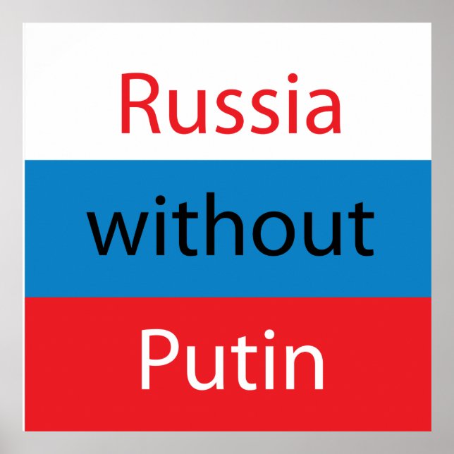 Russland ohne Putin Poster (Vorne)