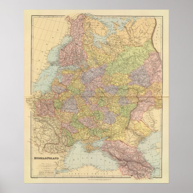 Russland, Polen Poster (Vorne)