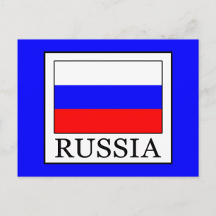 Russland Postkarte