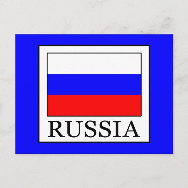Russland Postkarte (Vorderseite)