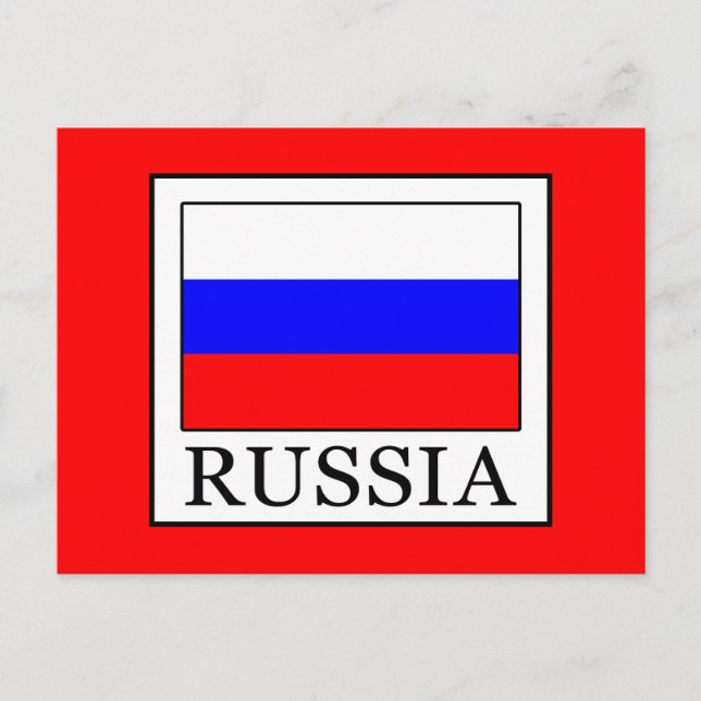 Russland Postkarte (Vorderseite)