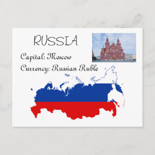 Russland Postkarte