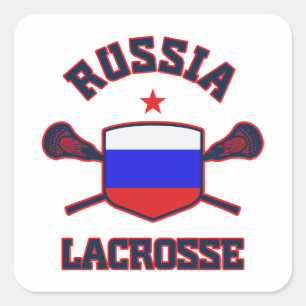 Russland Quadratischer Aufkleber