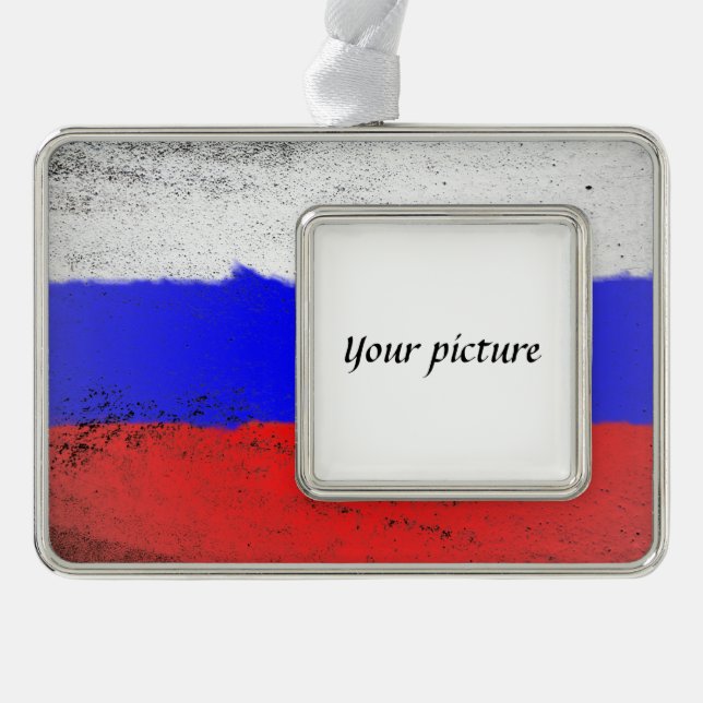 Russland Rahmen-Ornament Silber (Vorderseite)
