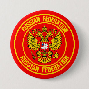 Russland-Runde Button