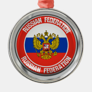 Russland-Runde Ornament Aus Metall