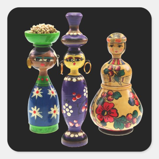 Russland - Russia Babuschka Matrjoschka Aufkleber