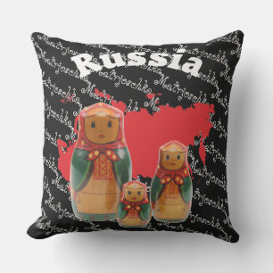 Russland - Russia Babuschka - Matrjoschka Kissen