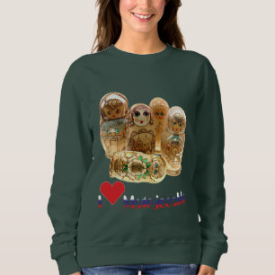Russland - Russia Babuschka Matrjoschka Sweatshirt