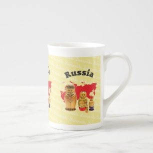 Russland - Russia Babuschka - Matrjoschka Tasse