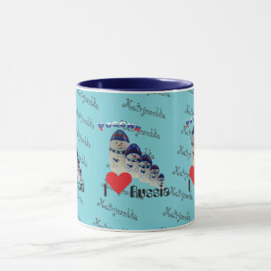 Russland - Russia Babuschka - Matrjoschka Tasse