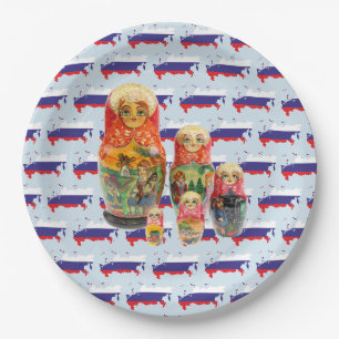 Russland - Russia Babuschka - Matrjoschka Teller