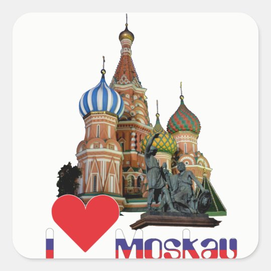 Russland - Russia Moskau Aufkleber
