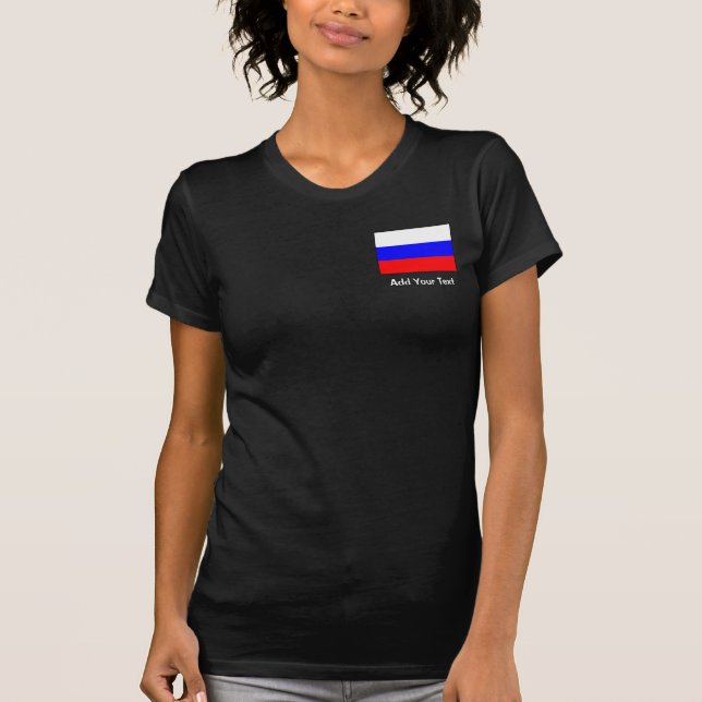 Russland - Russische Flagge T-Shirt (Vorderseite)