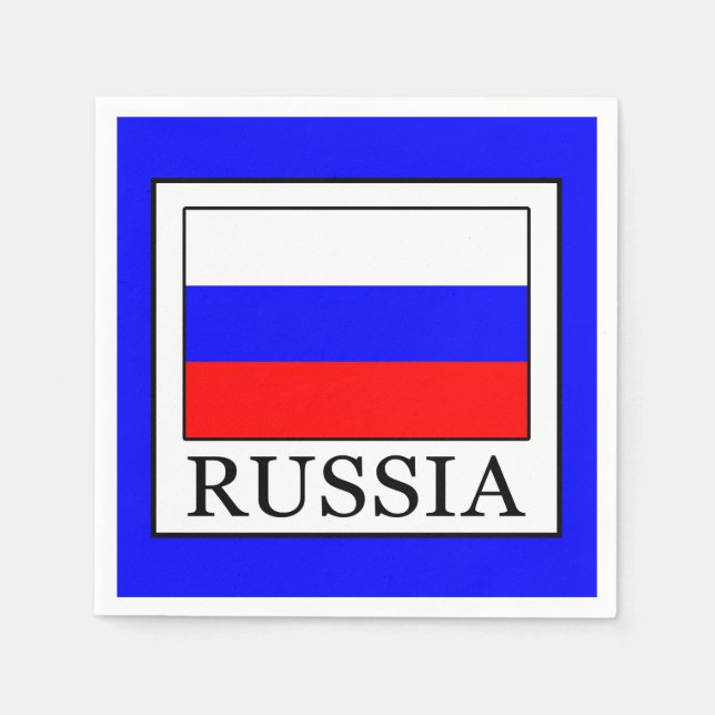 Russland Serviette (Vorderseite)