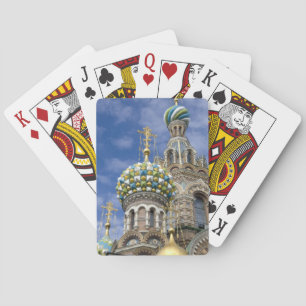 Russland, St. Petersburg, Newski-Prospekt, Die Spielkarten