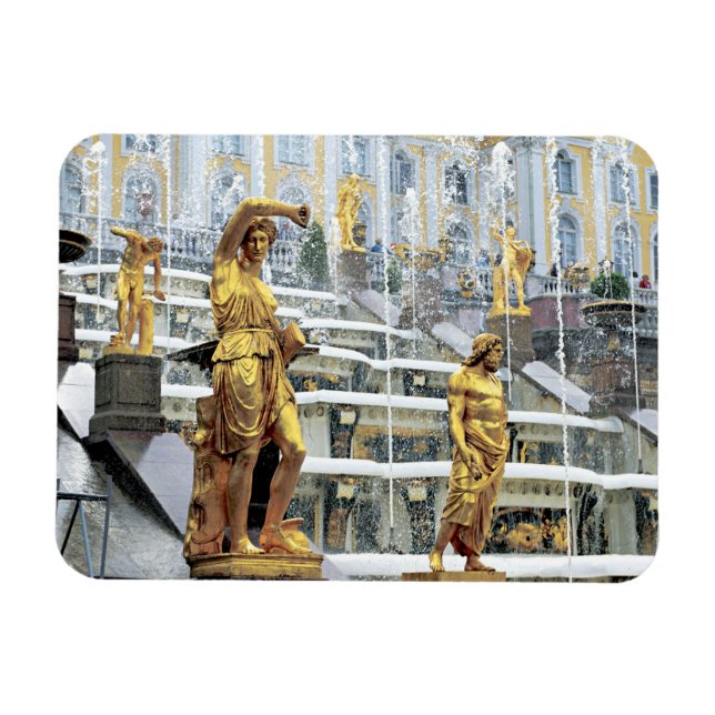 Russland, St. Petersburg, Peterhof, Samson und Magnet (Horizontal)