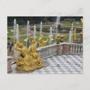 Russland, St. Petersburg, Peterhoff (auch 2 Postkarte