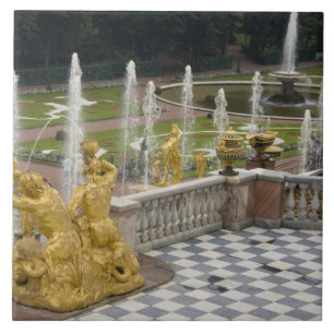 Russland, St. Petersburg, Peterhoff (auch Fliese
