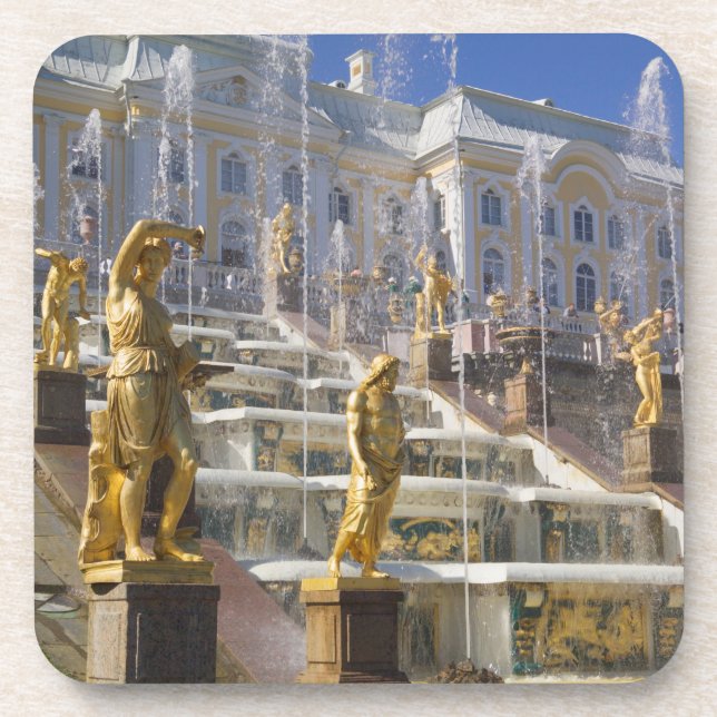 Russland, St. Petersburg, The Great Cascade, Untersetzer (Vorderseite)